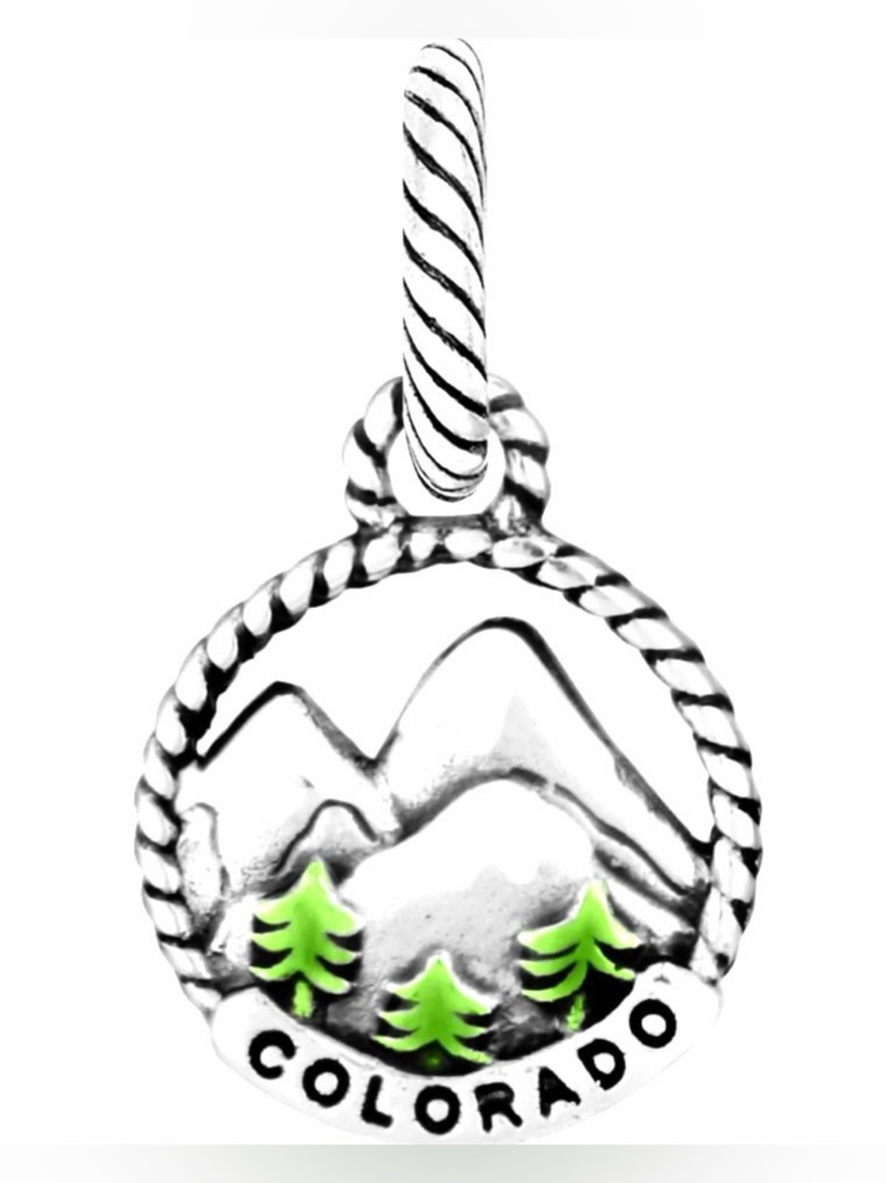 🏔️ Brighton ‘COLORADO’ Silver Travel Charm - only 1 left!